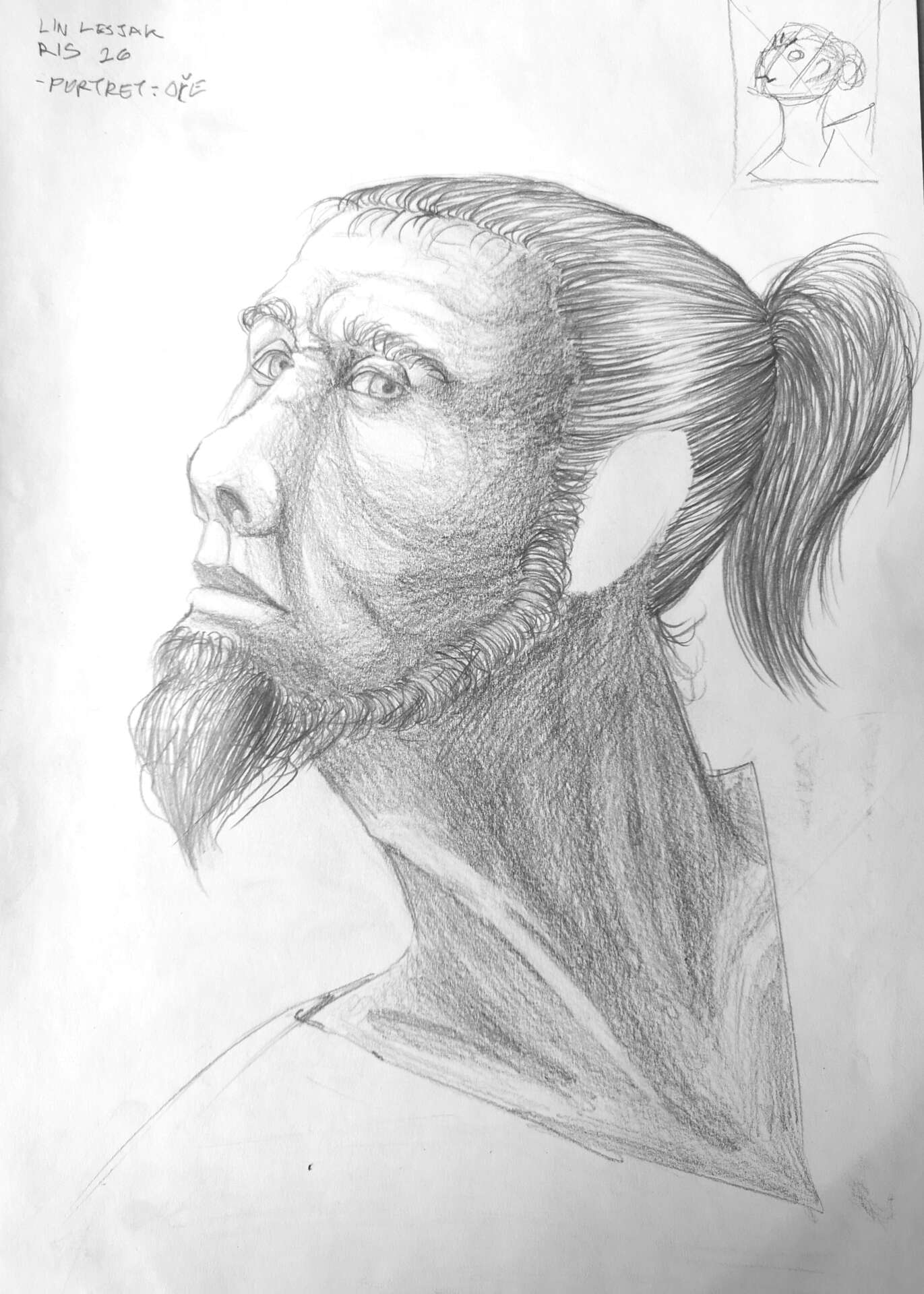 3 A2 Lin Lesjak Portret Oceta 50x70 2020
