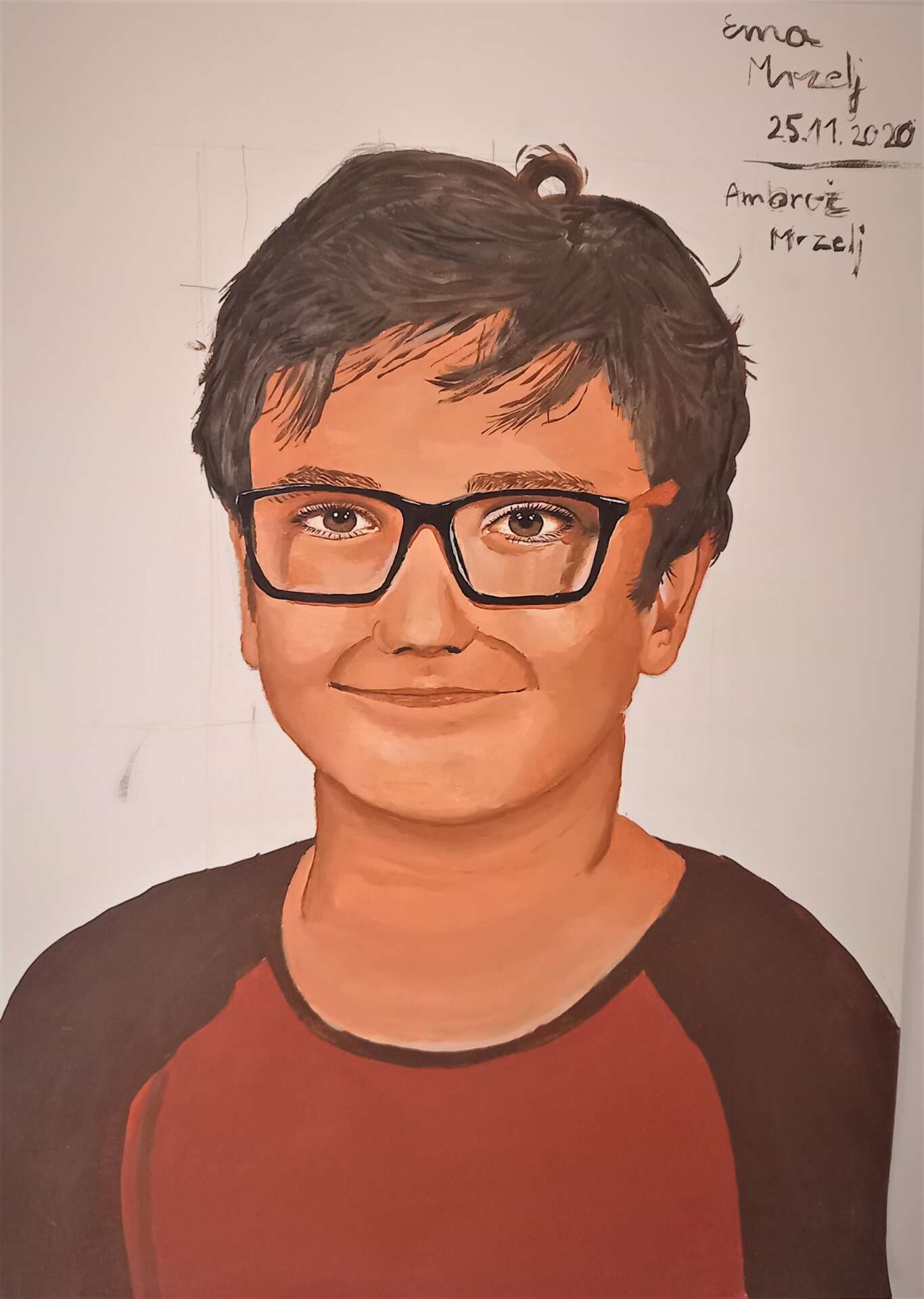 Ema mrzelj portret rjavi odtenki 2