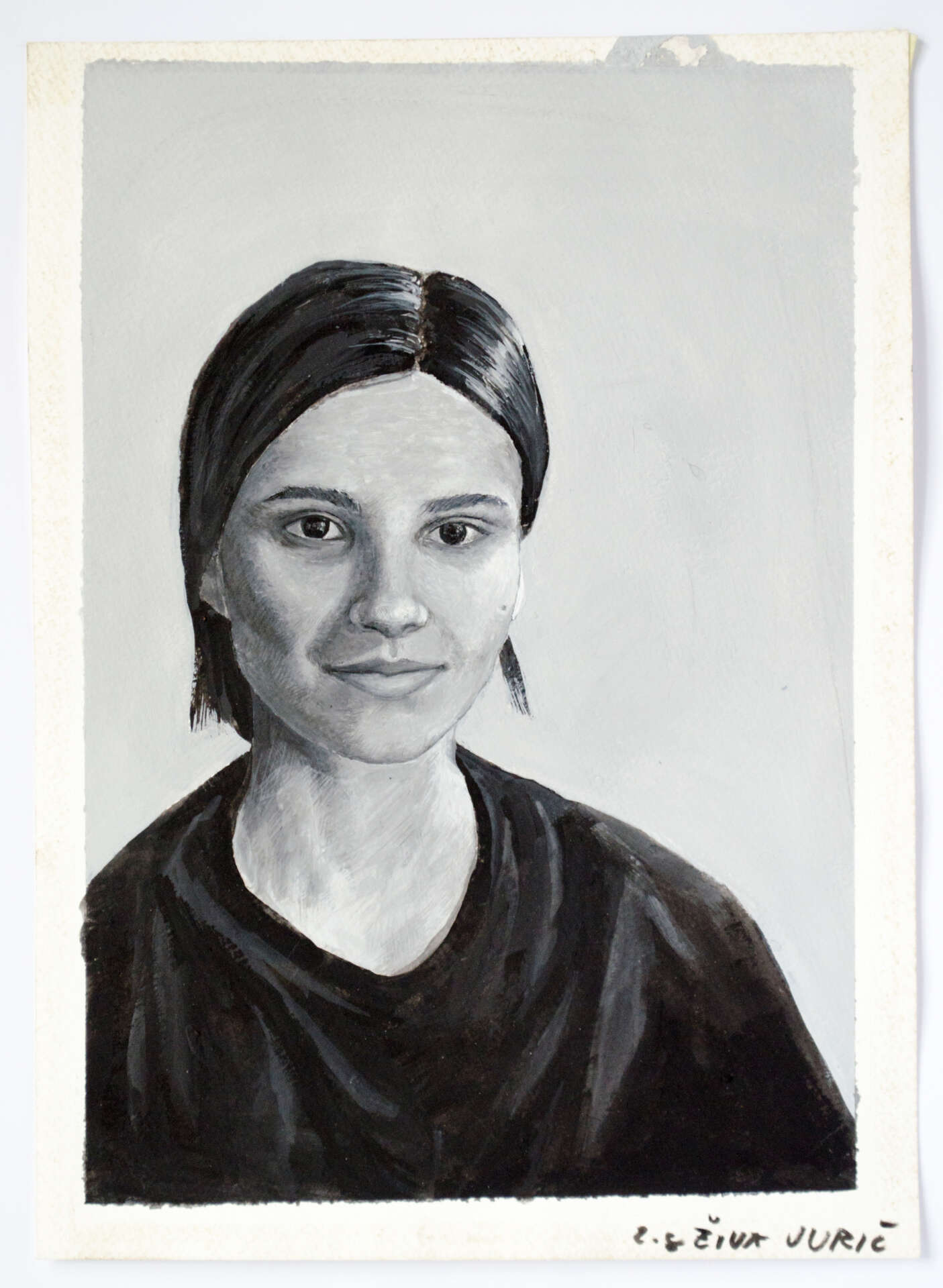 Ziva Juric 2f 2019 avtoportret RSL Karel Plemenitas